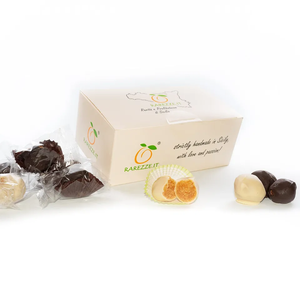 Rarezze Paste di Mandorla Rum Cioccolato Confezione Regalo