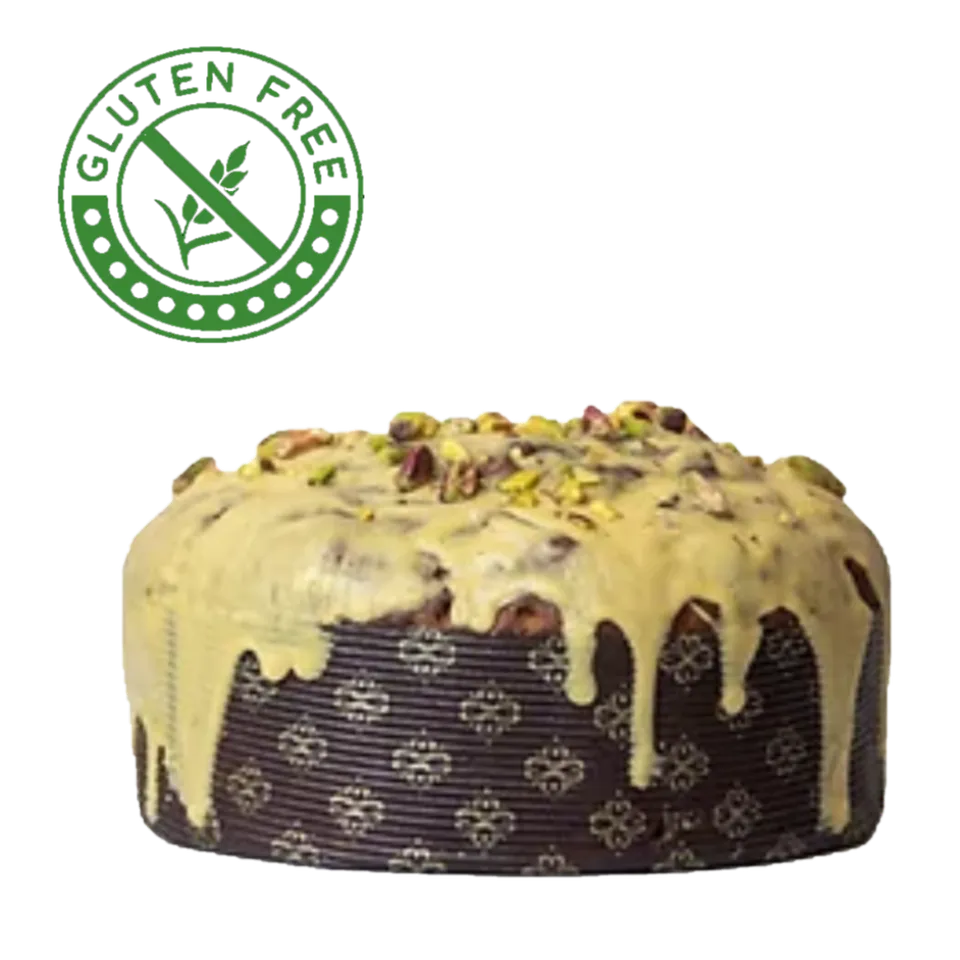 La Truscia Panettone Pistacchio Senza Glutine 830 g con Crema
