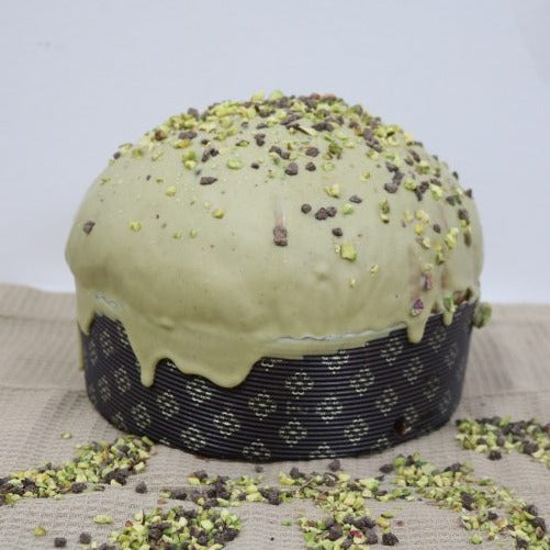 La Truscia Panettone Cioccolato Pistacchio 940 g con Crema