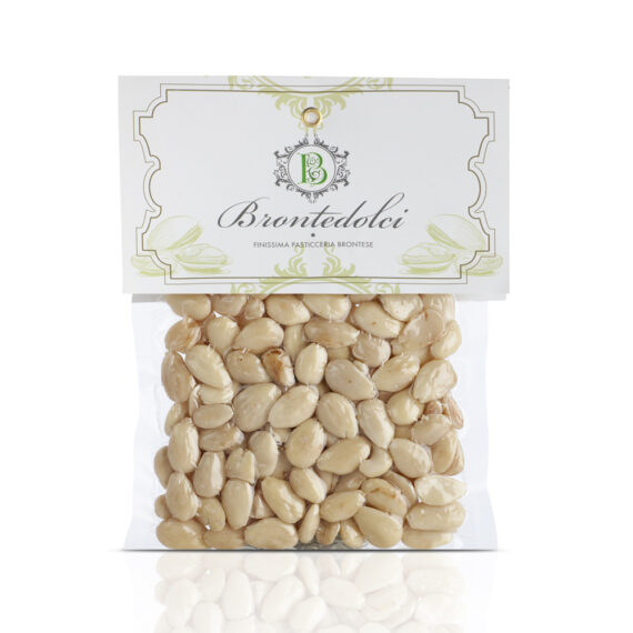 Bronte Dolci Mandorle Siciliane Pelate 250 g Frutta Secca