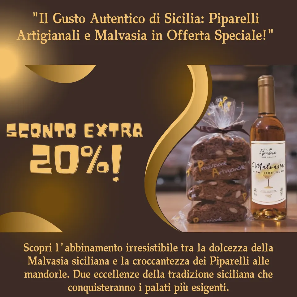 La Truscia Piparelli e Malvasia Box Gourmet Vino Dolce