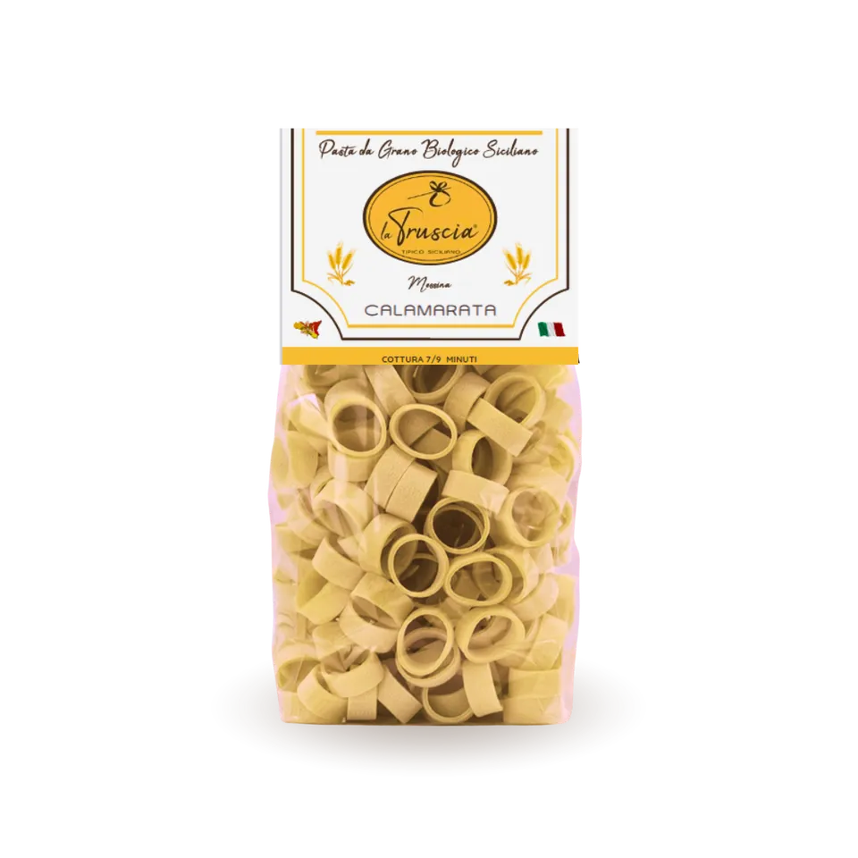 La Truscia Calamarata 500 g Pasta Bio al Bronzo