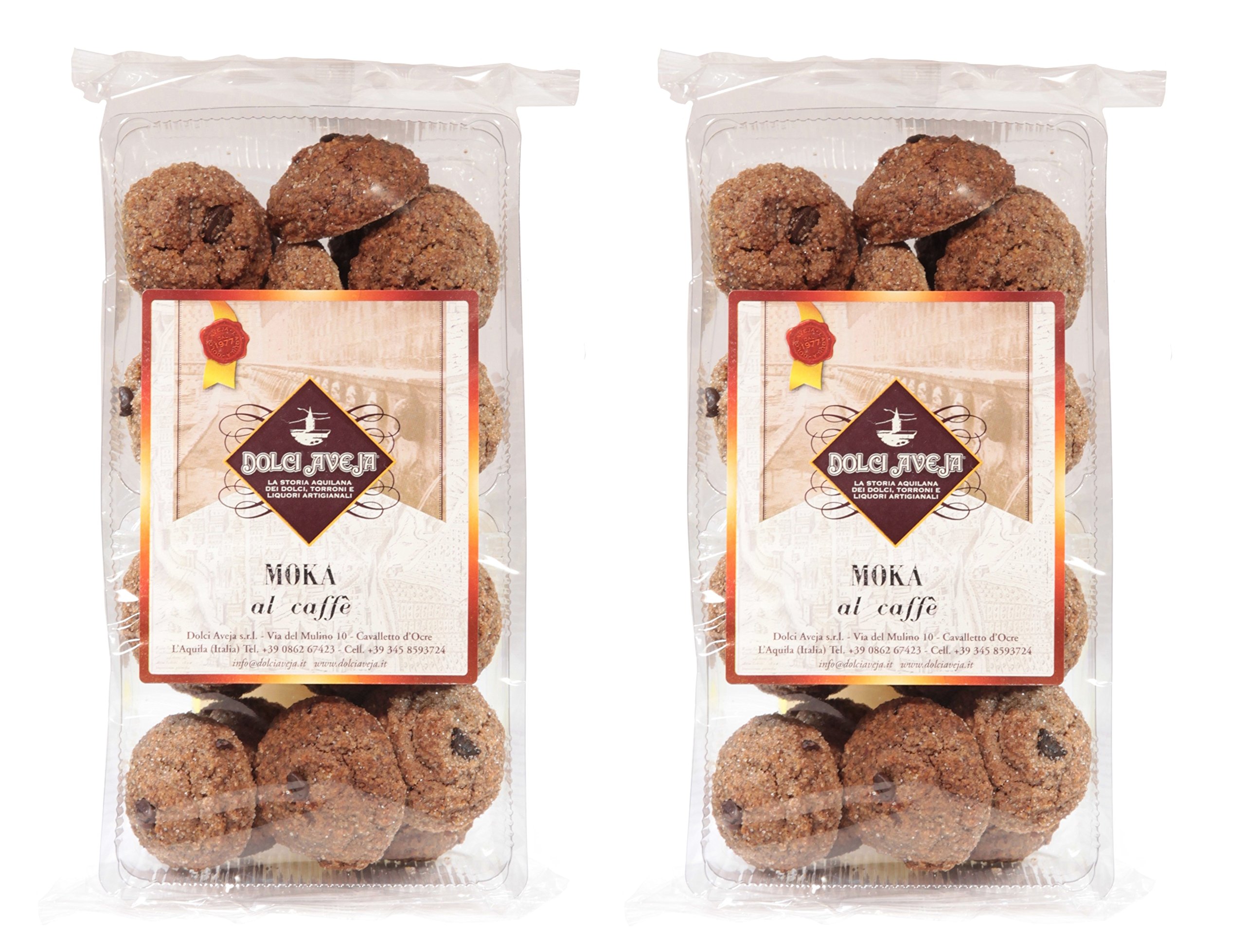 Aveja Moka biscotti al caffè e nocciole 350 g senza farina