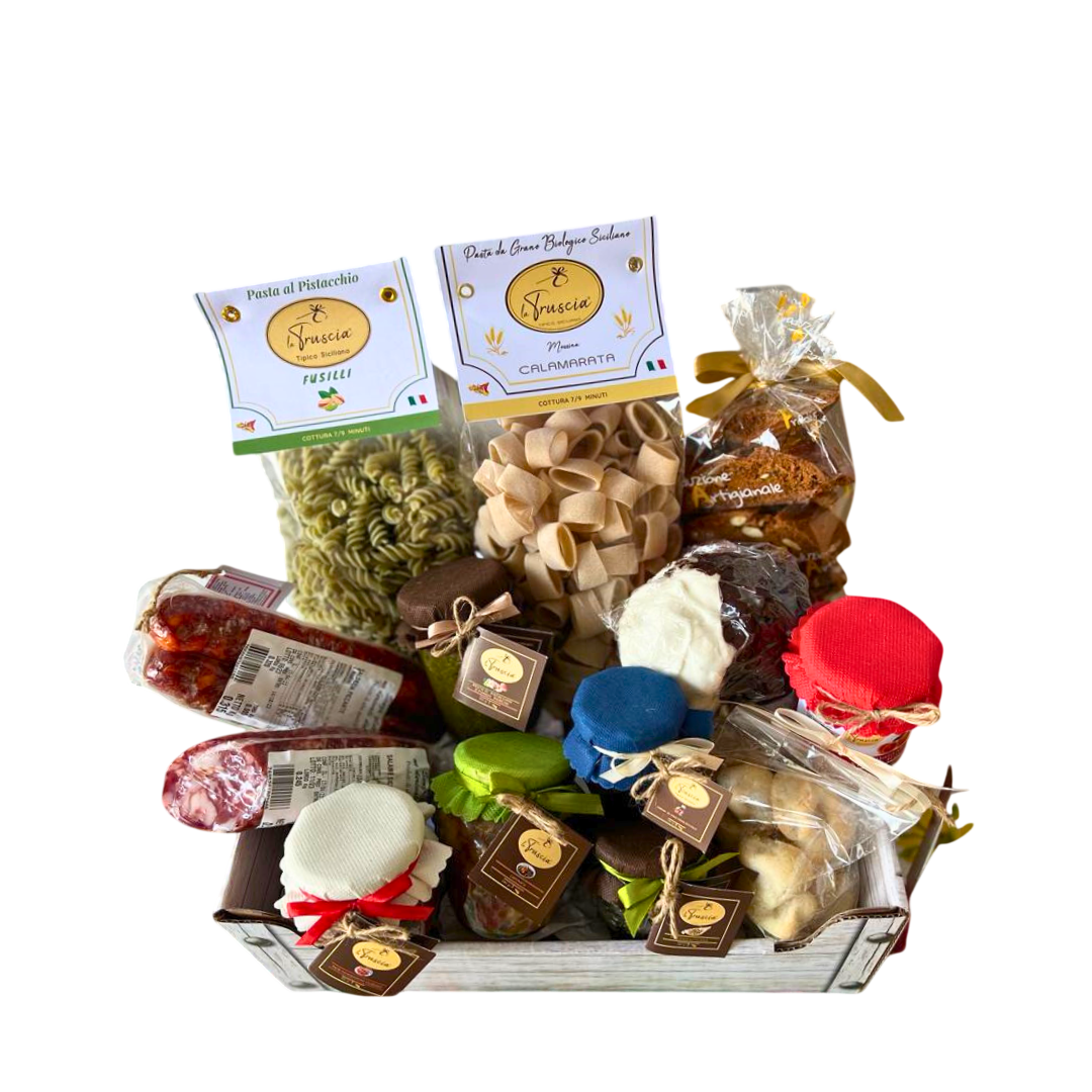 La Truscia Peloro box gourmet cesta siciliana